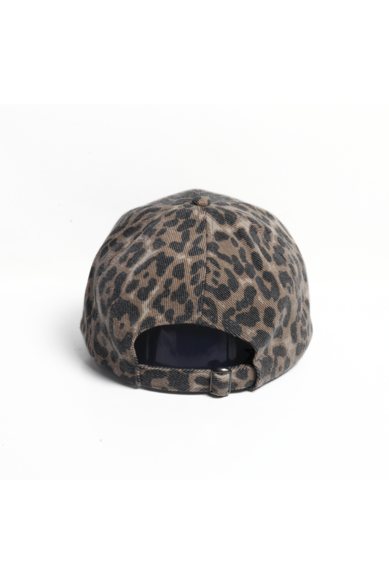 PREORDER! SWEETHEART embroidered Washed Leopard Print Cap