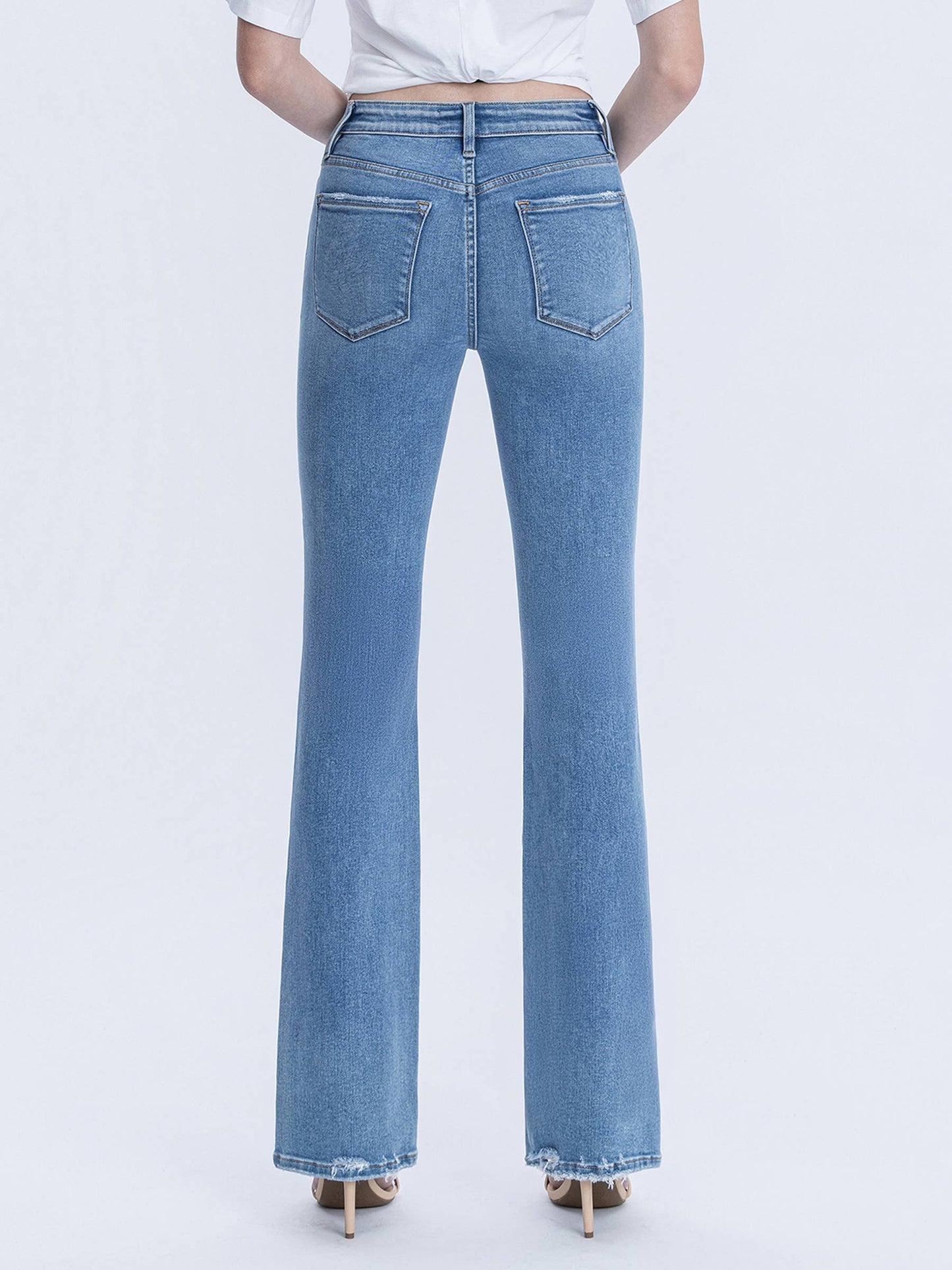 HIGH RISE BOOTCUT JEANS