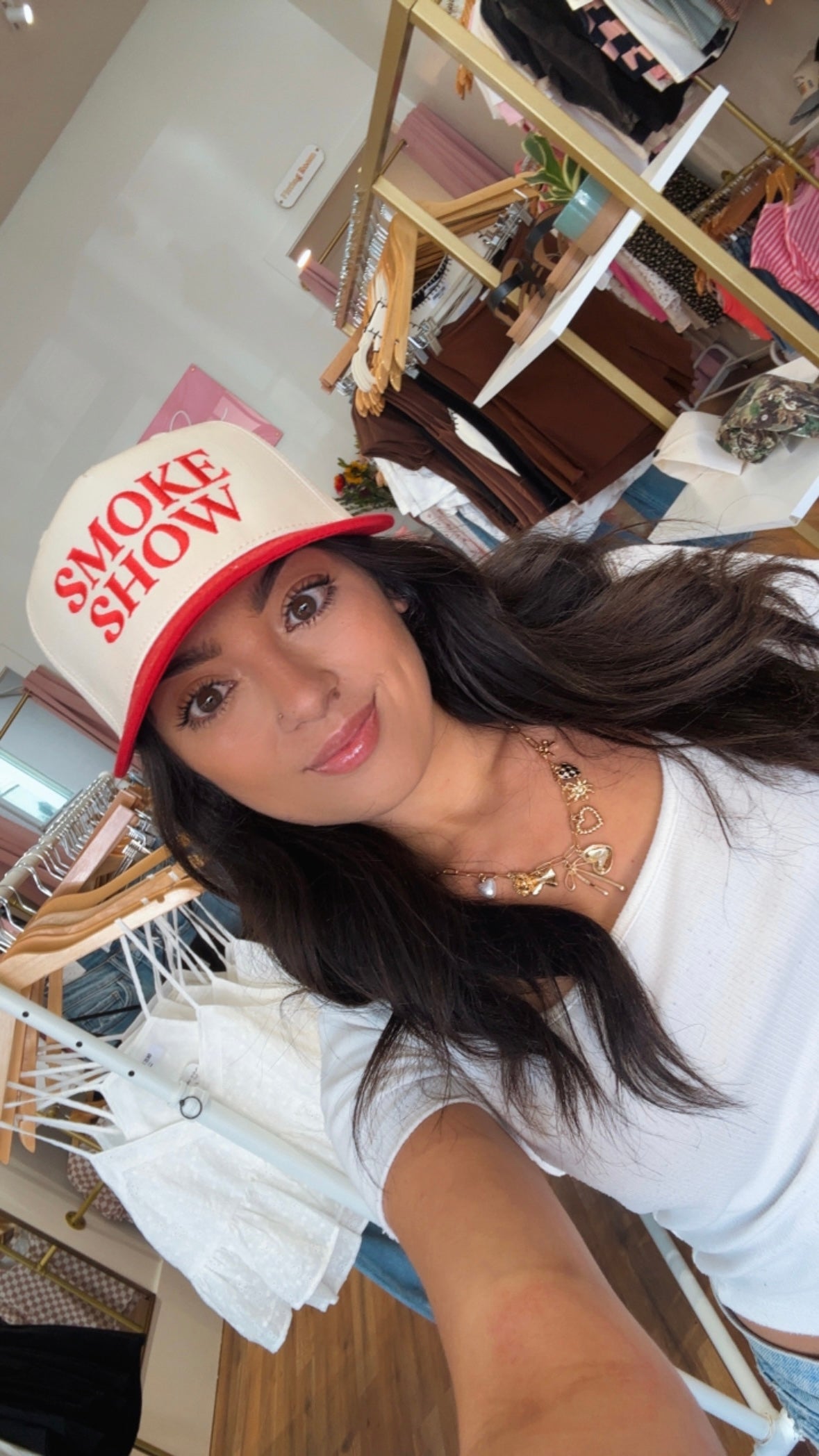 Red Smoke Show Hat