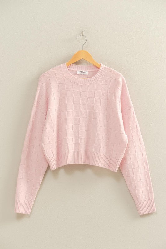Checkered sweater