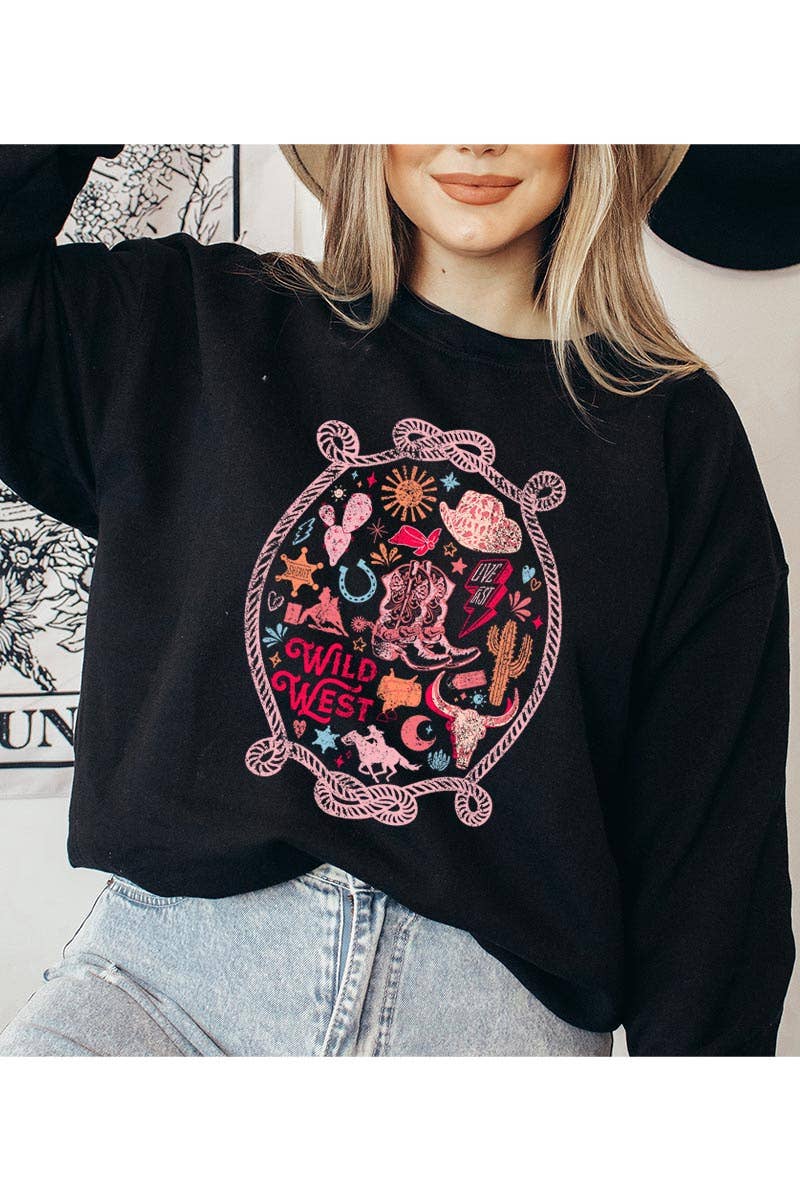 Cowgirl crewneck