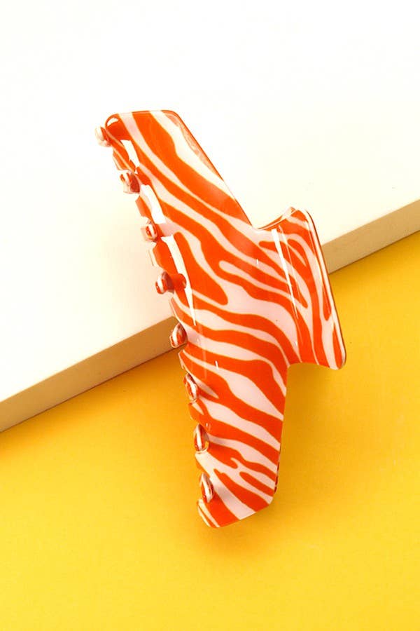 Zebra claw clip