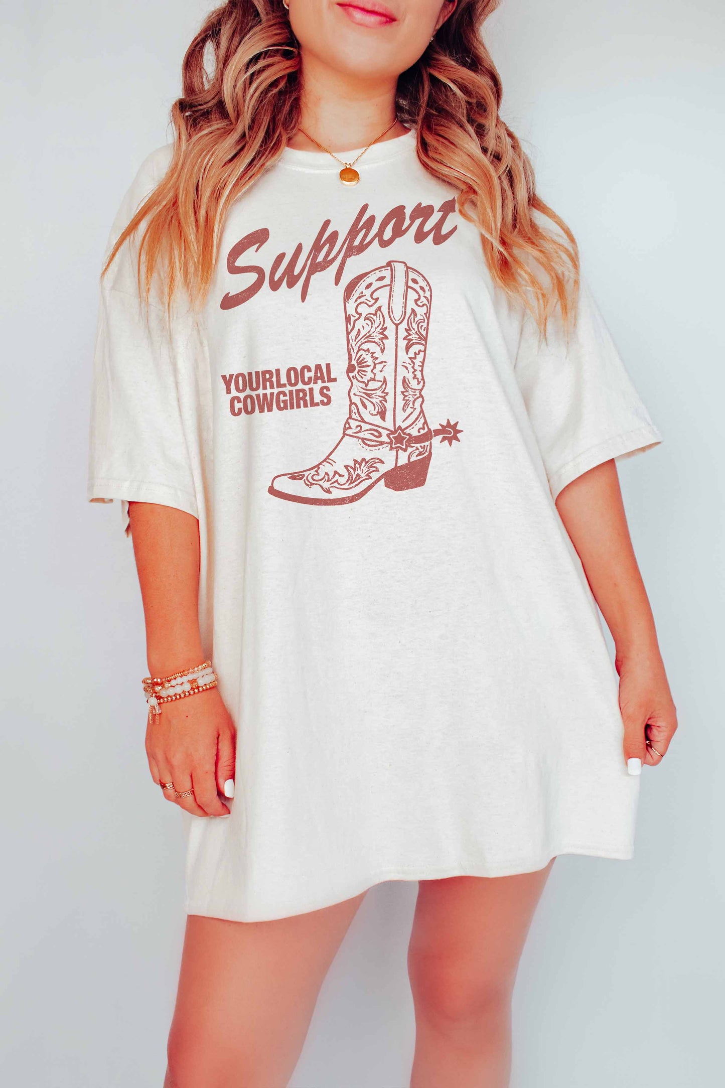 SUPPORT OVERSIZED TEE