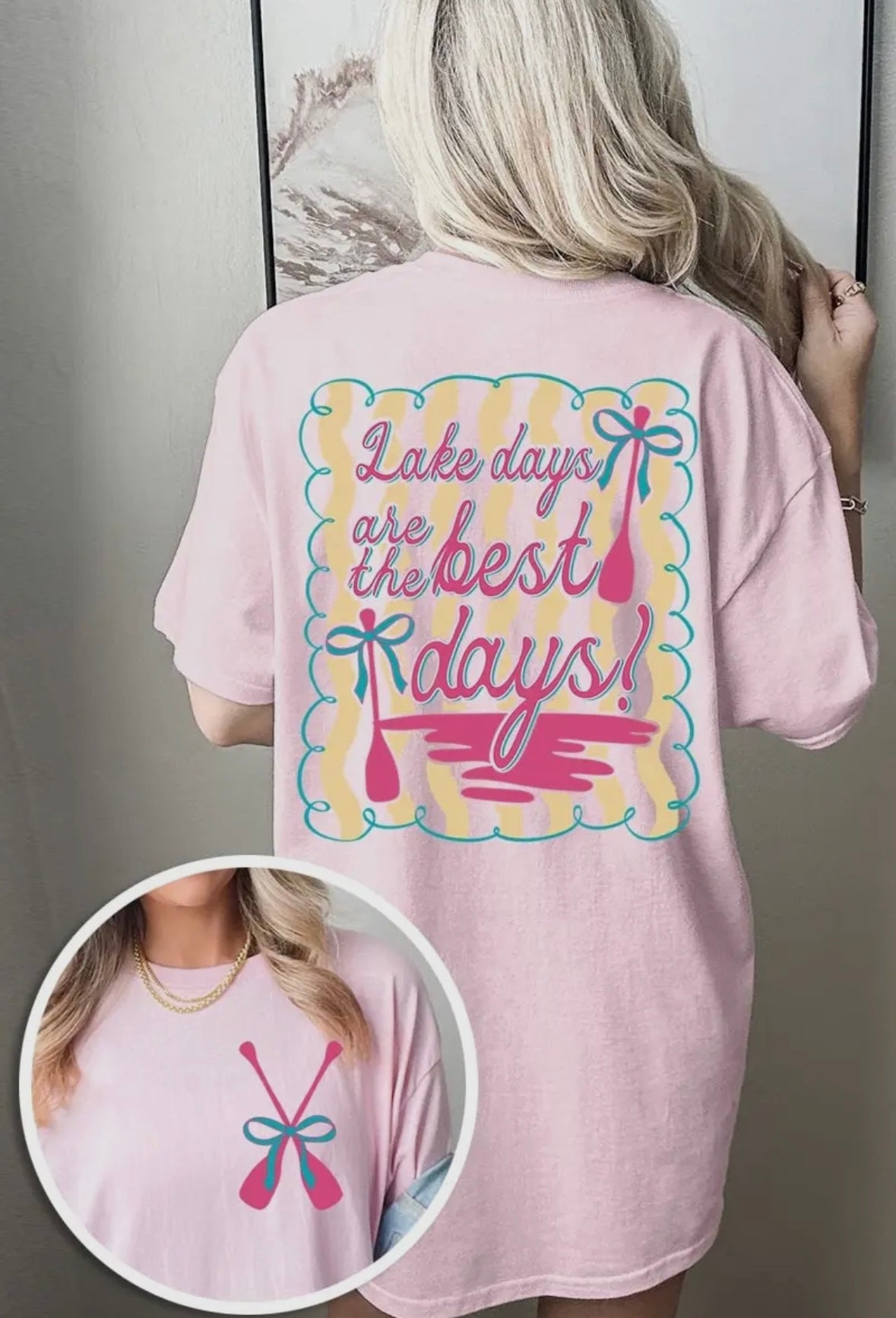 Lake days tee