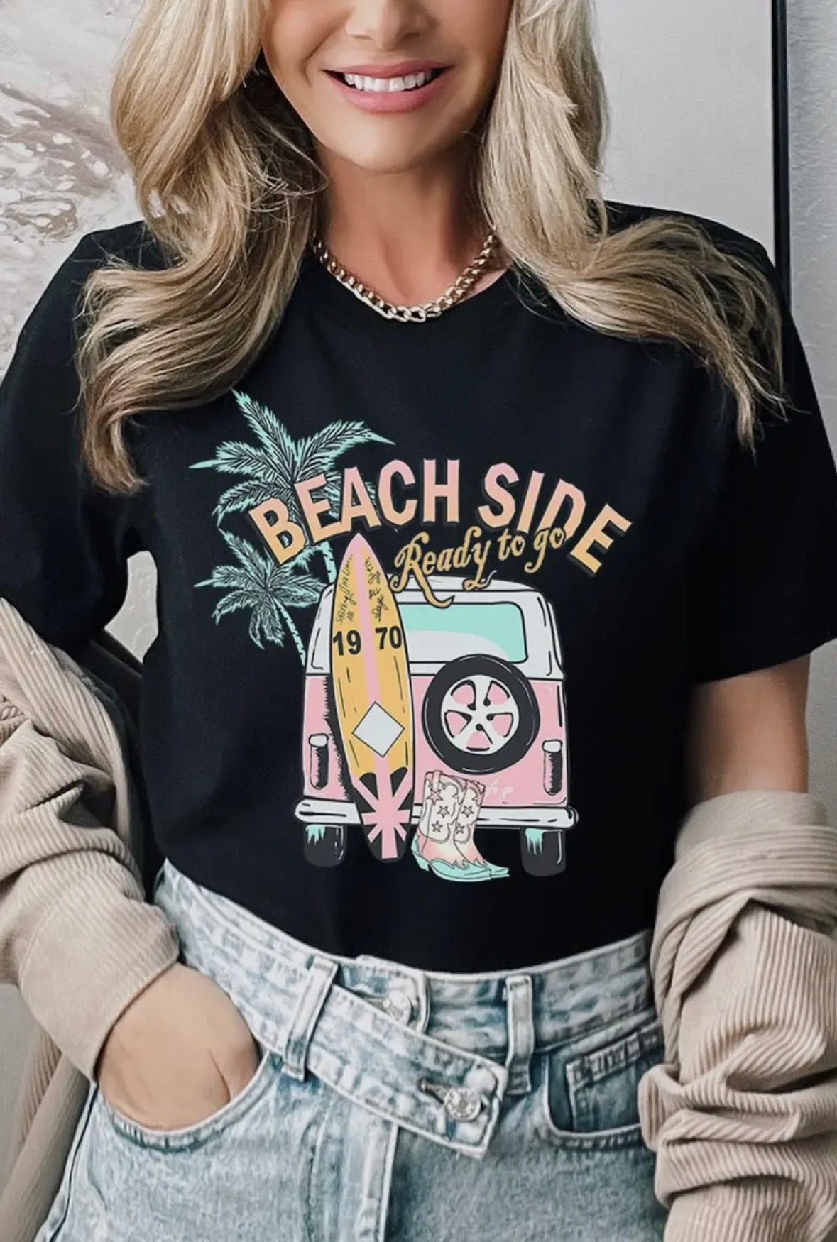 Beach side tee