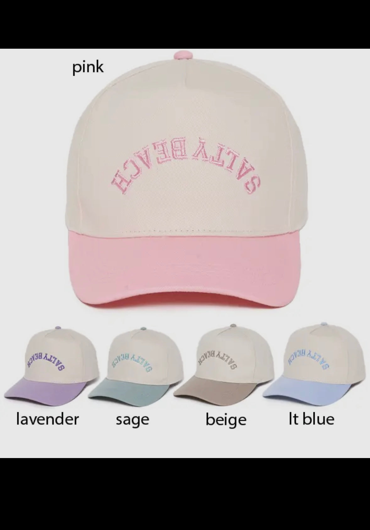 Salty beach hat