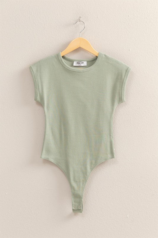 Short sleeve Ribbed bodysuit