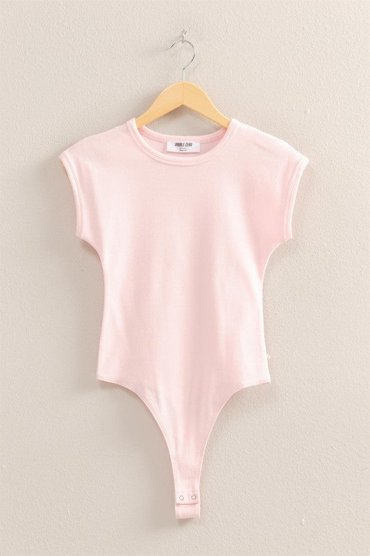 Short sleeve Ribbed bodysuit