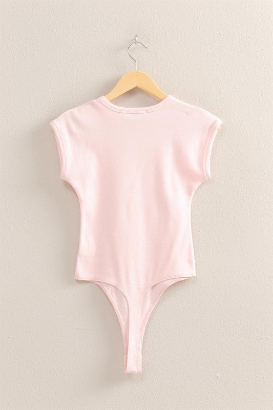 Short sleeve Ribbed bodysuit
