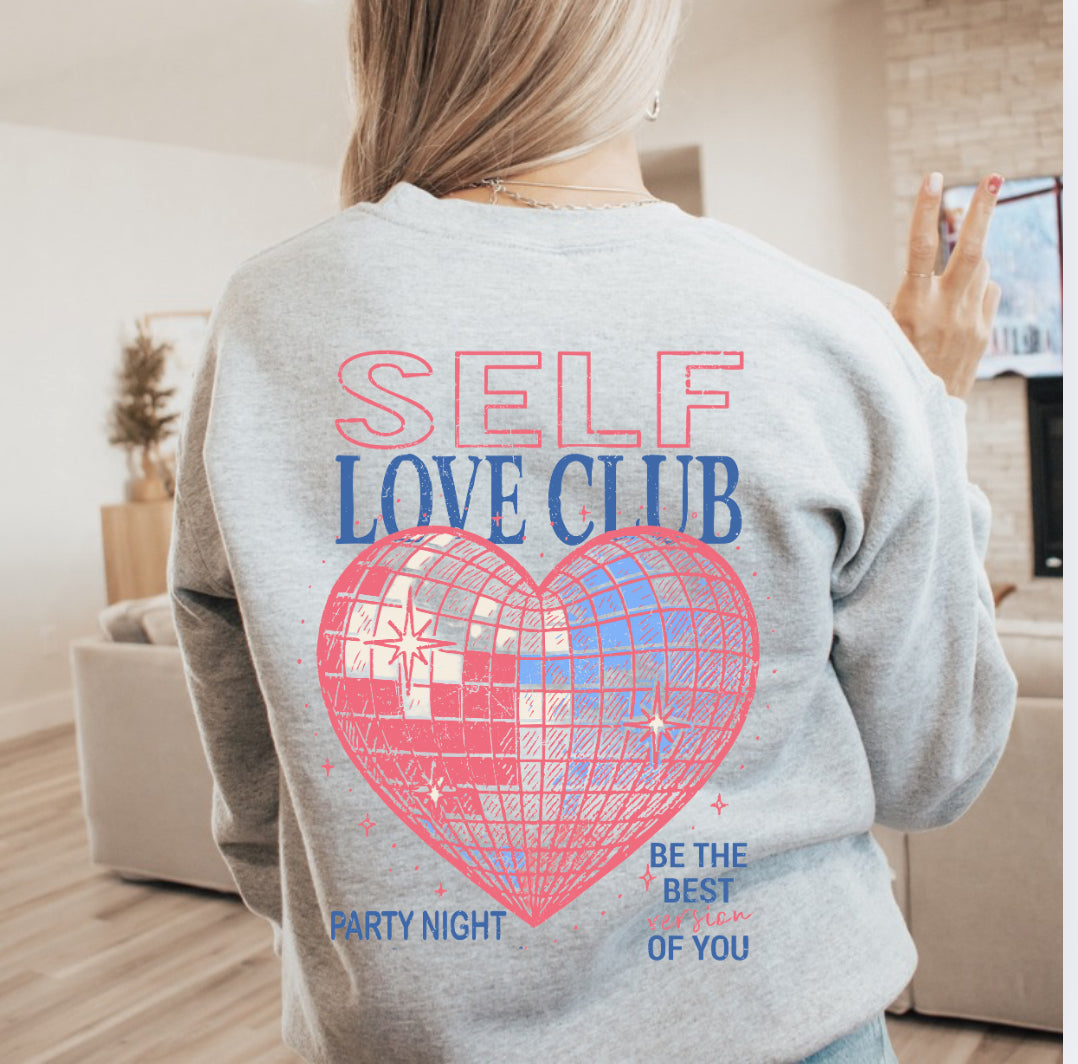 Self love club crewneck