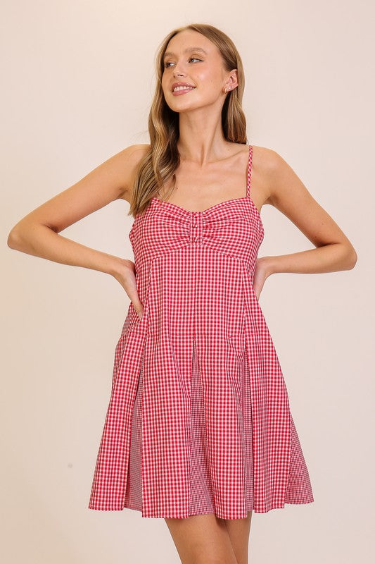 Red Gingham dress