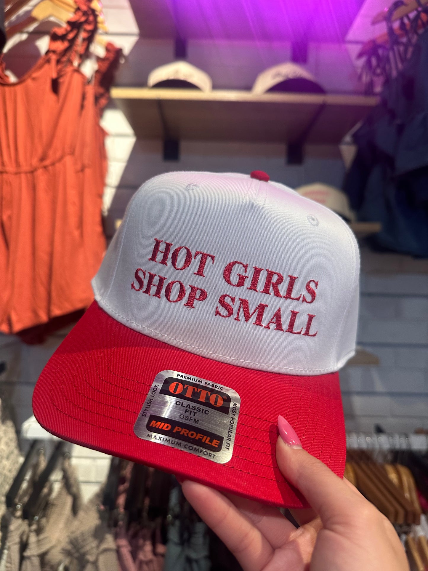 Hot girls shop small