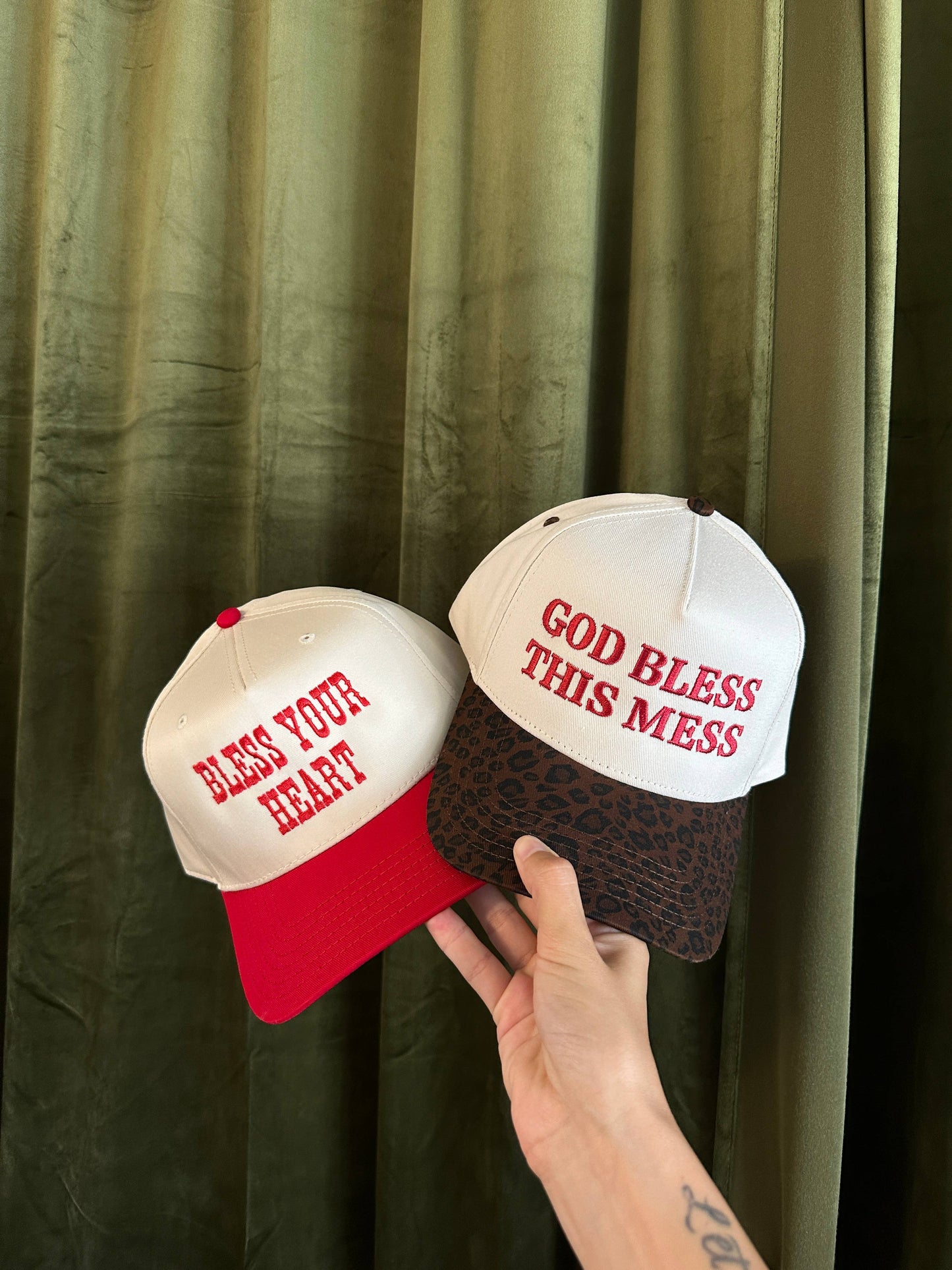 God Bless This Mess hats