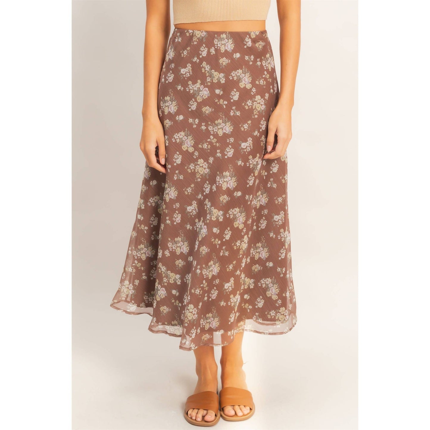 Spring Floral Skirt