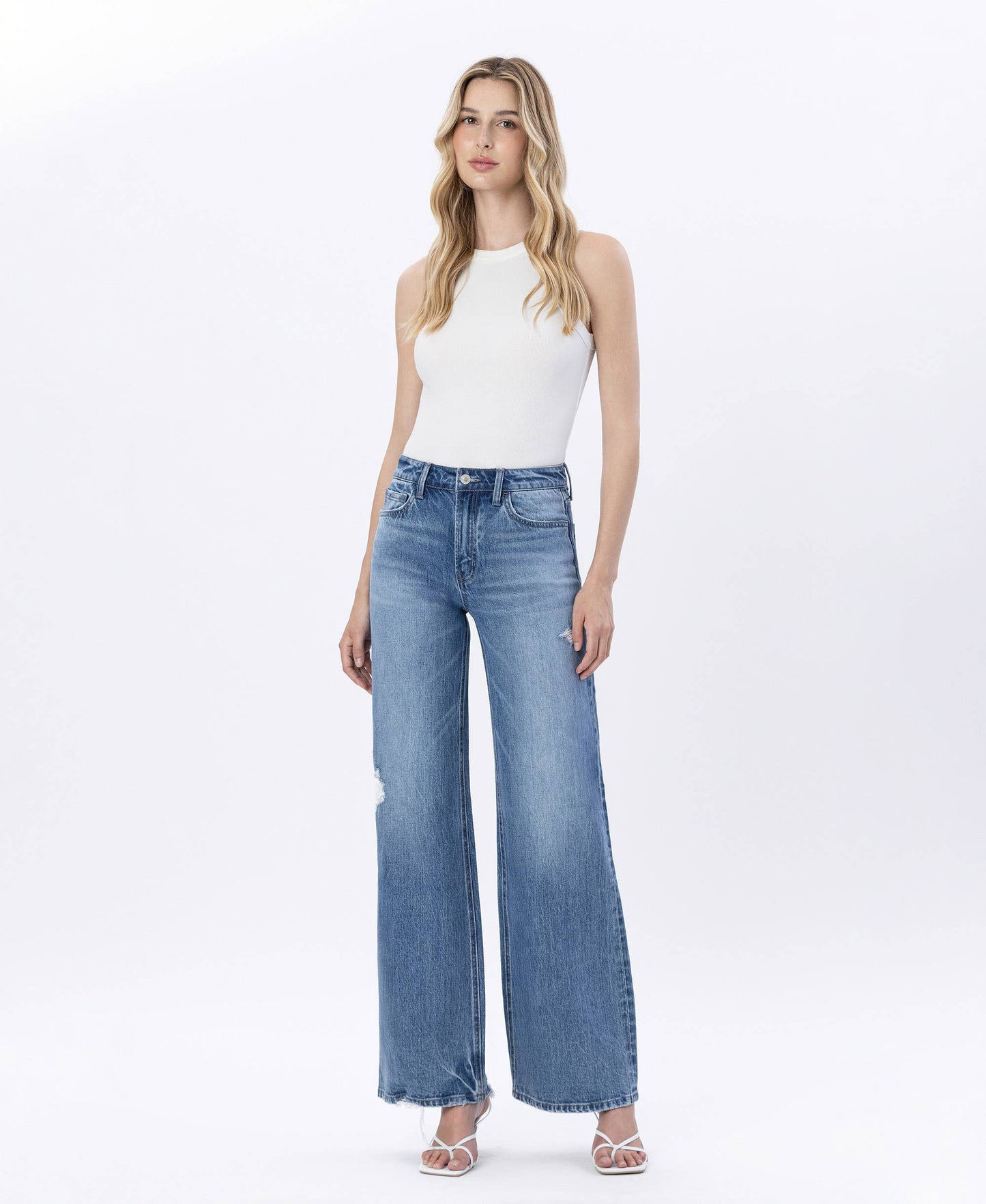 BRITNEY HIGH RISE WIDE LEG JEANS