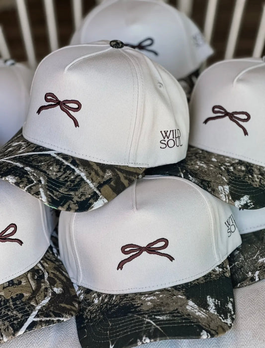 Camo bow hat