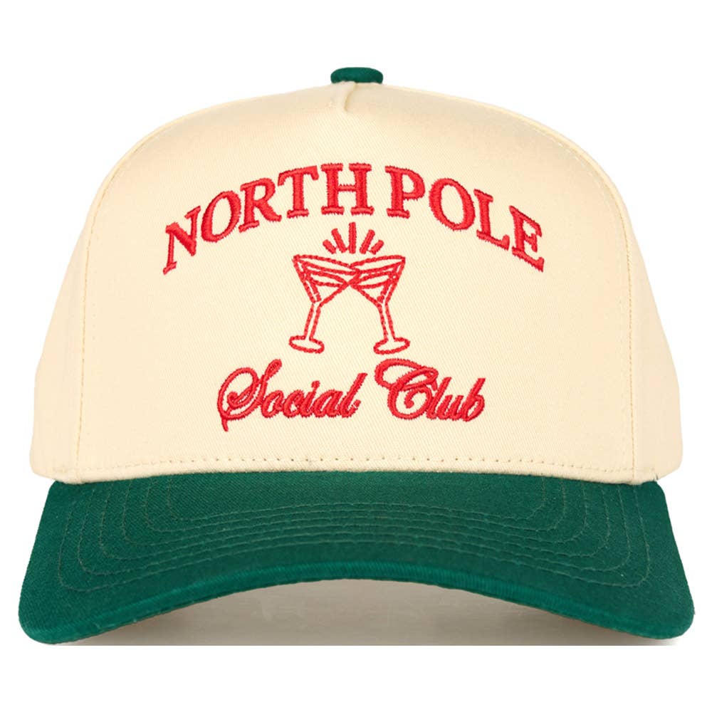 CC NORTH POLE SOCIAL CLUB TRUCKER HAT, TCM 0113