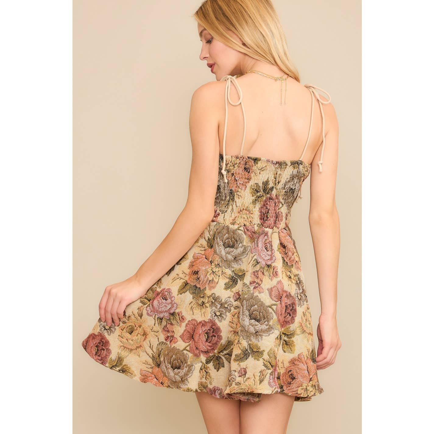 VINTAGE FLORAL PRINT DRESS