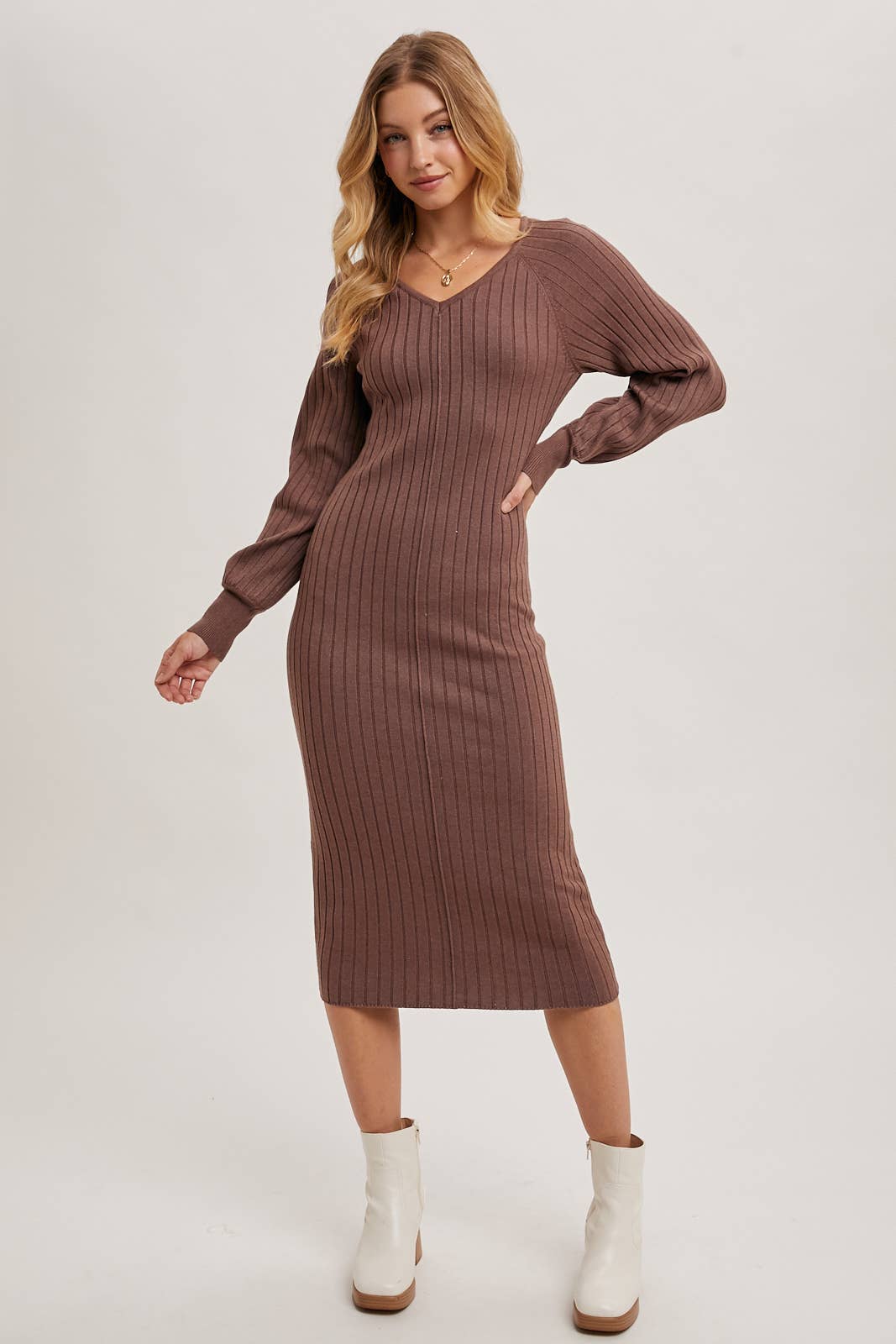 BELLA SWEATER MIDI DRESS
