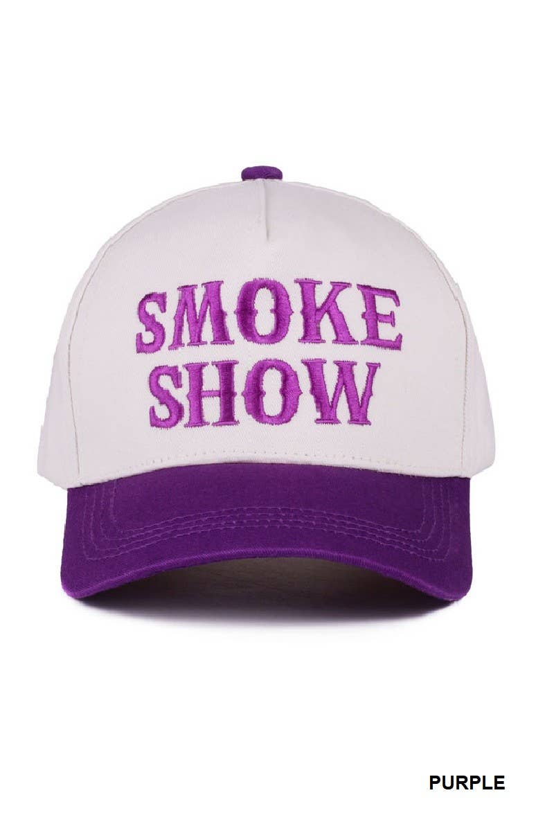 Smoke Show Two Tone Canvas Cotton Cap