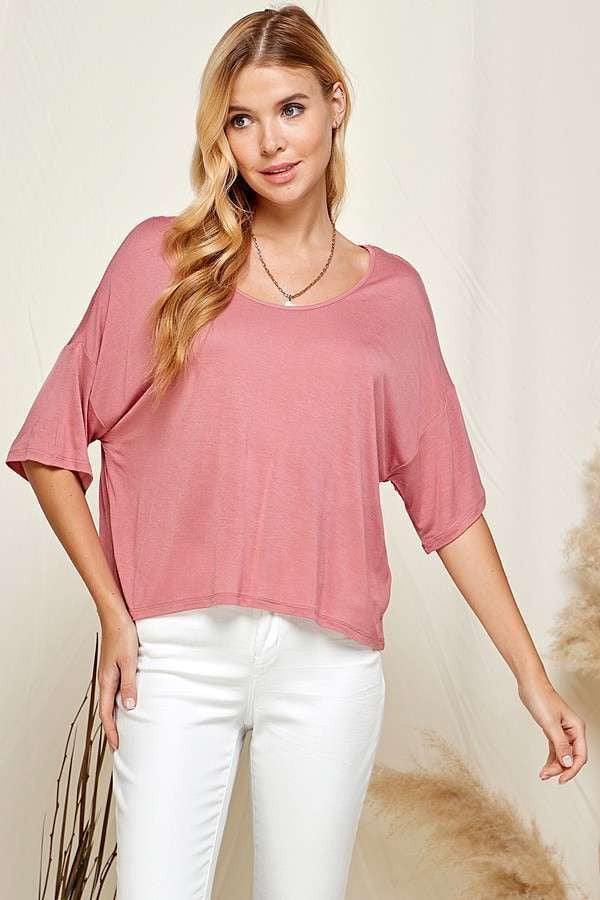 Drop Shoulder Top