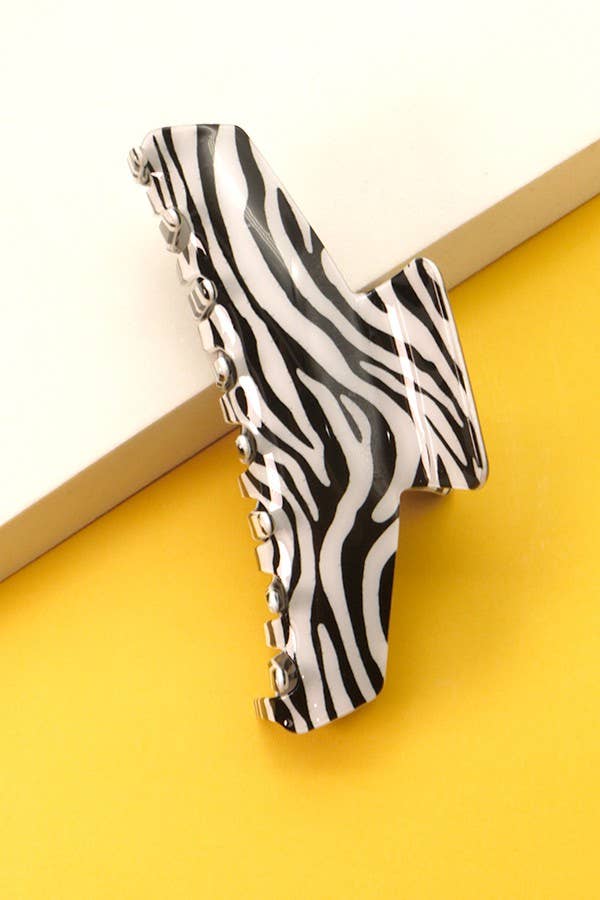 Zebra claw clip