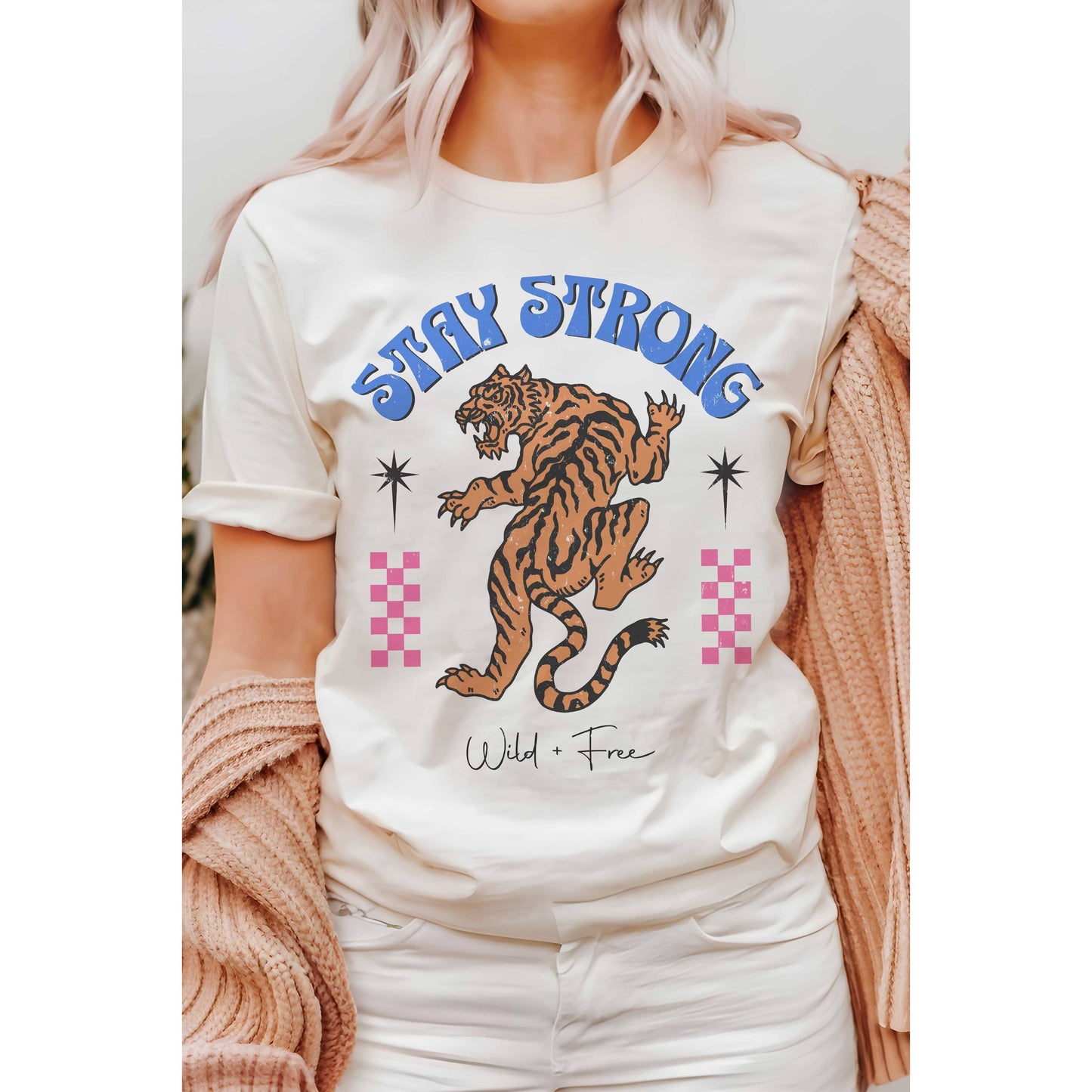 STAY STRONG TIGER Graphic Tee