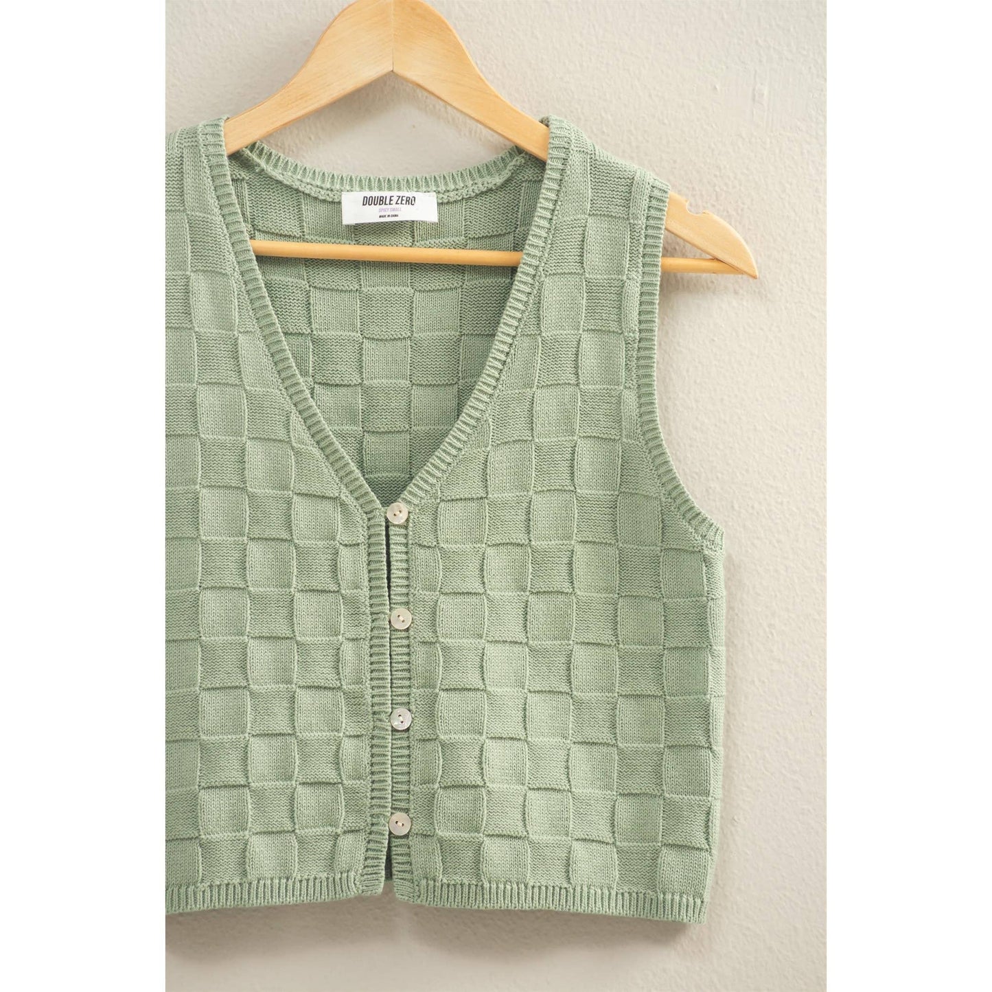 Checkered vest
