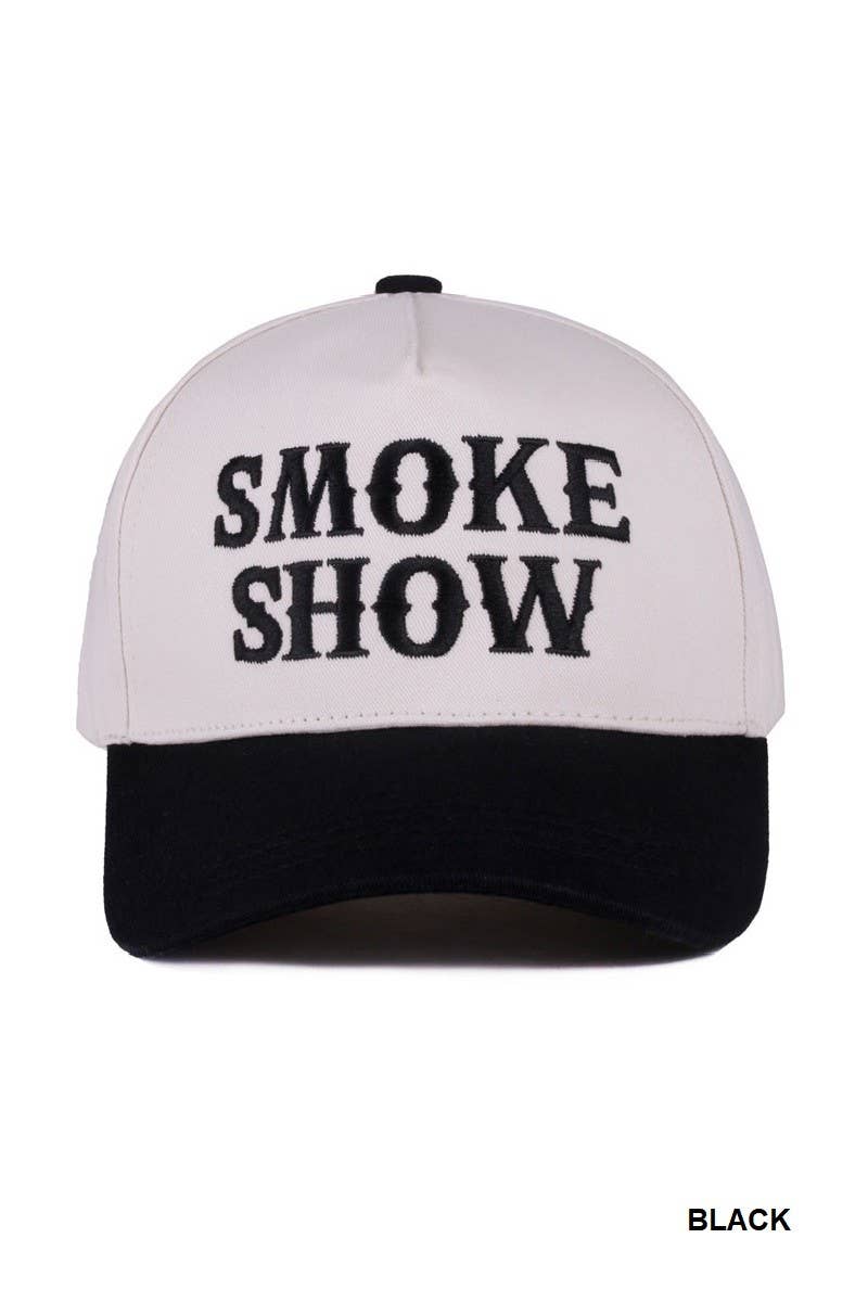 Smoke Show Two Tone Canvas Cotton Cap