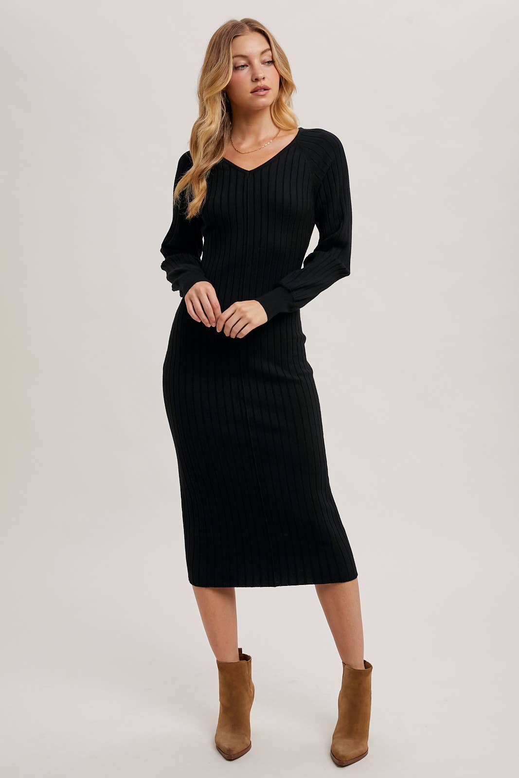 BELLA SWEATER MIDI DRESS
