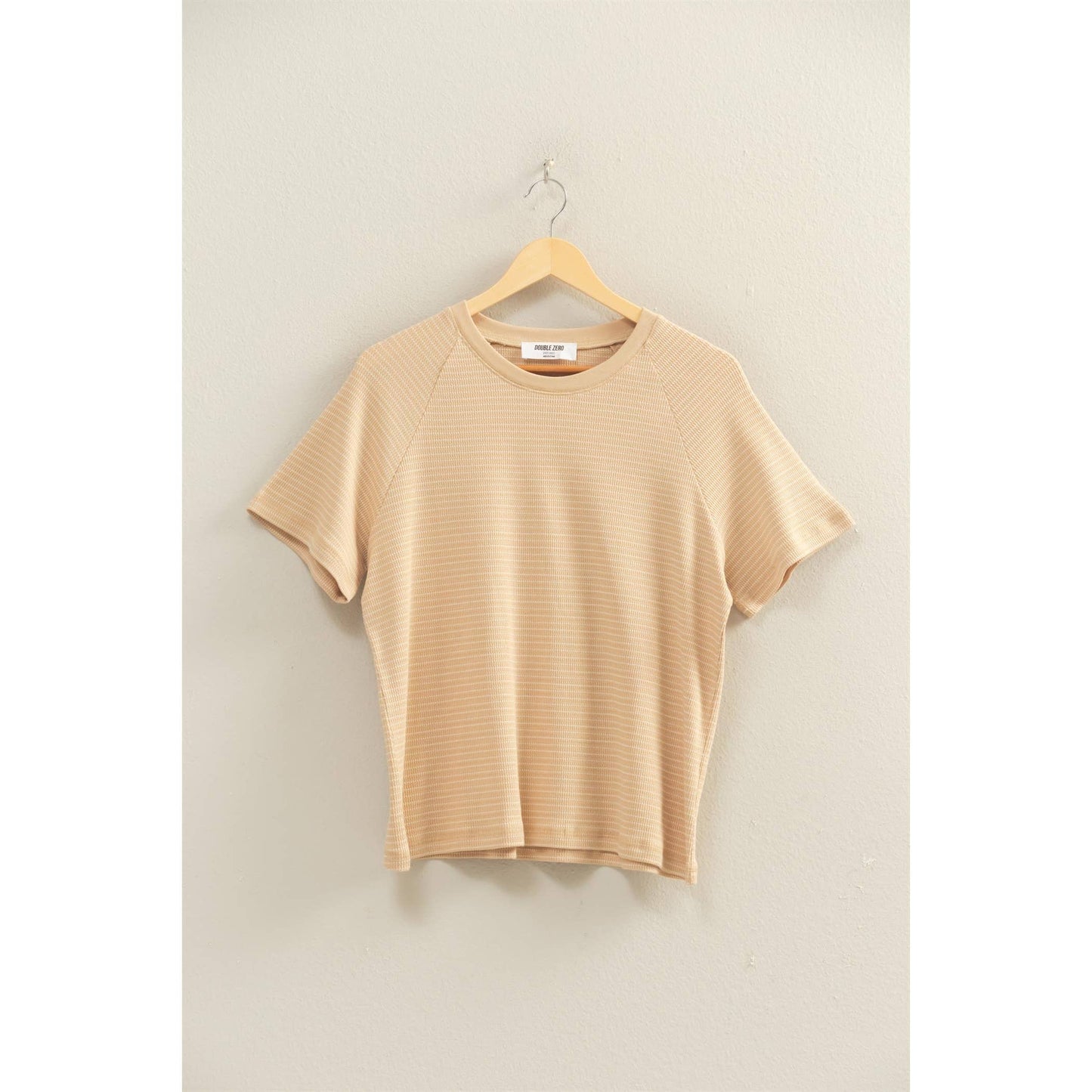 Striped thermal tee