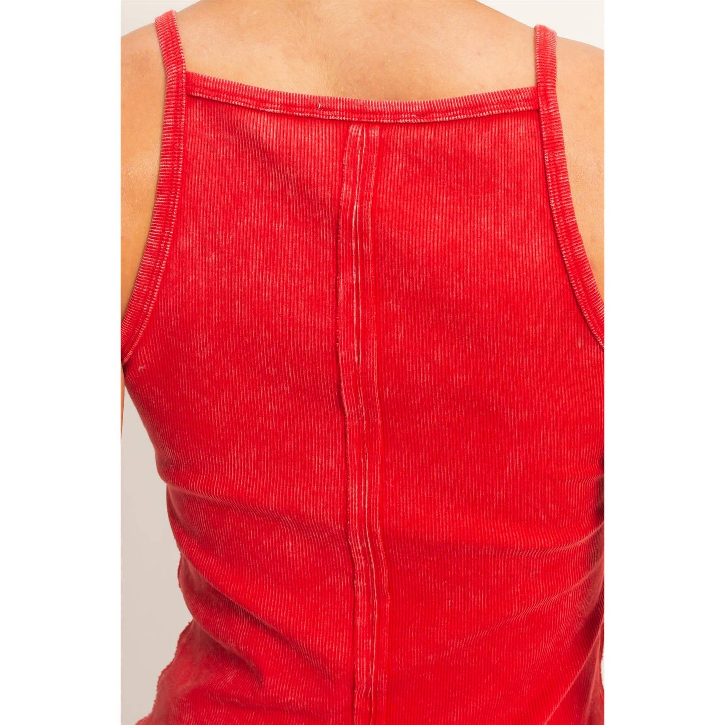 Square Neck Acid Tank Top