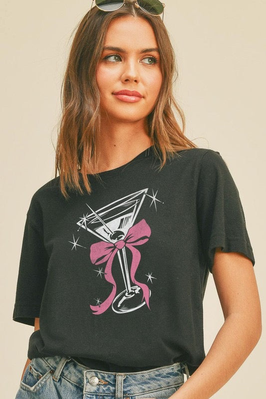 Girly Martini Graphic tee