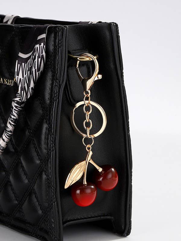 CHERRY BAG CHARM