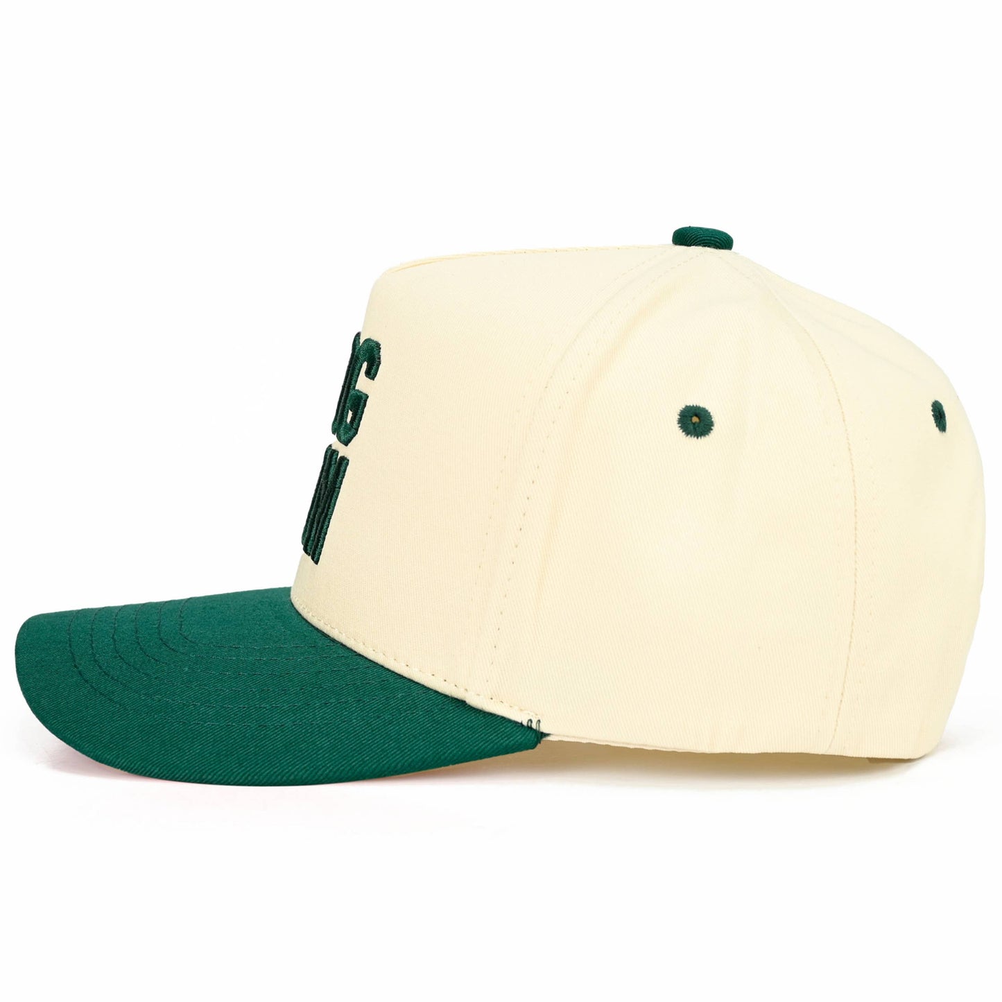 DOG MOM Embroidered Two Tone Trucker Cap