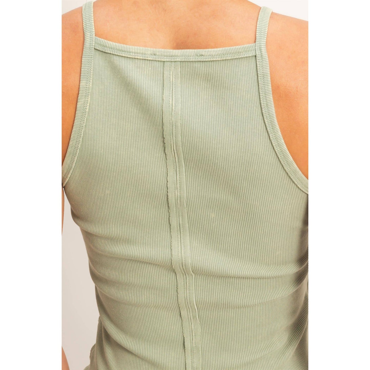 Square Neck Acid Tank Top