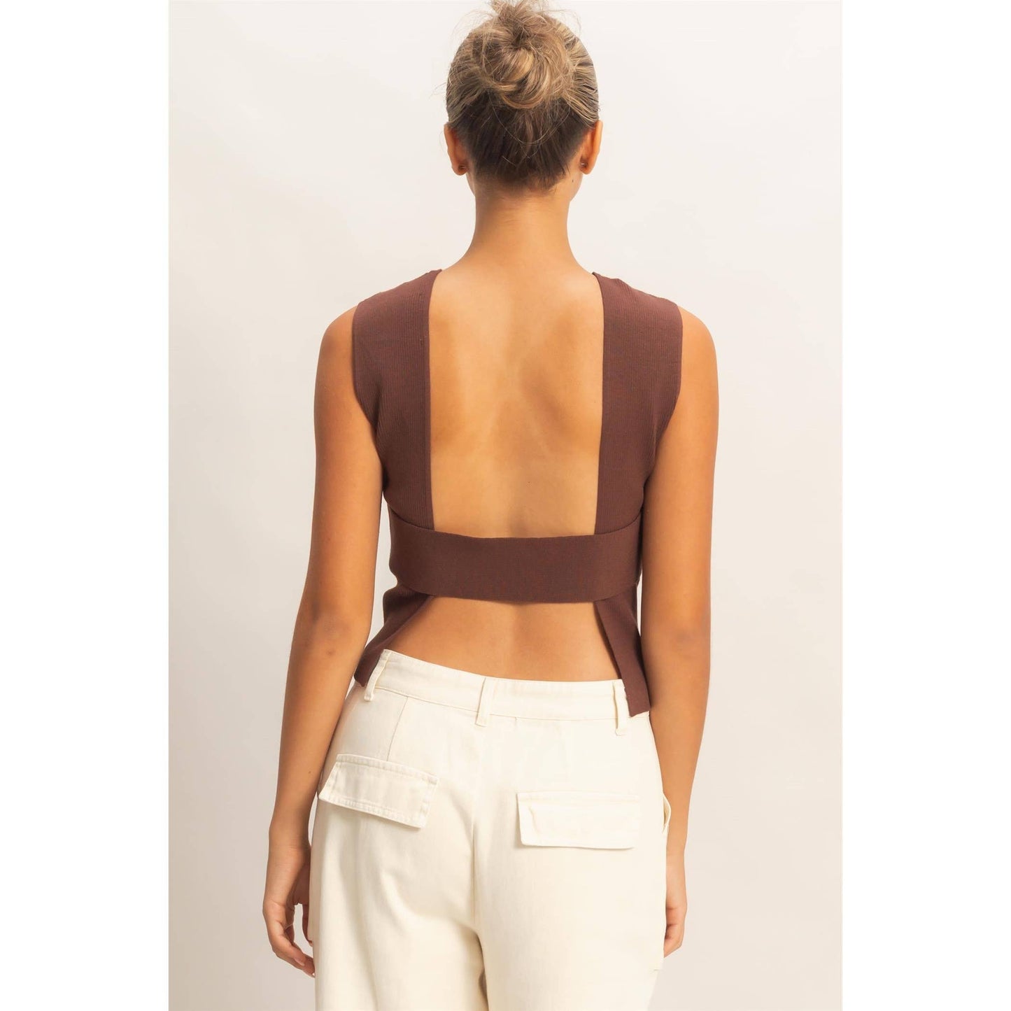 Serena open back top