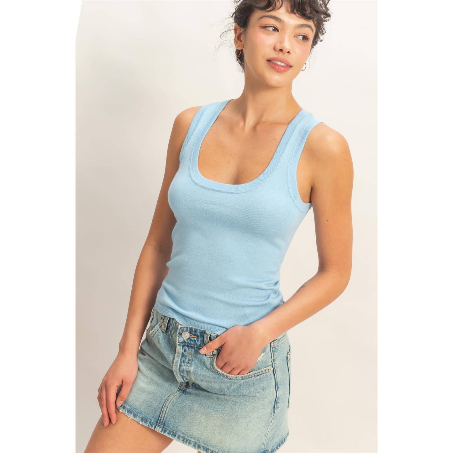 Scoop Neck Tank Top
