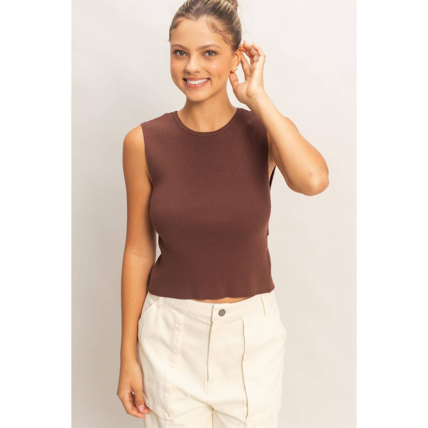 Serena open back top