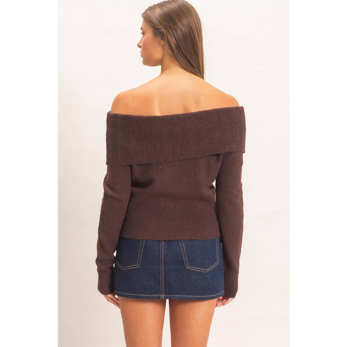 Off-Shoulder Sweater