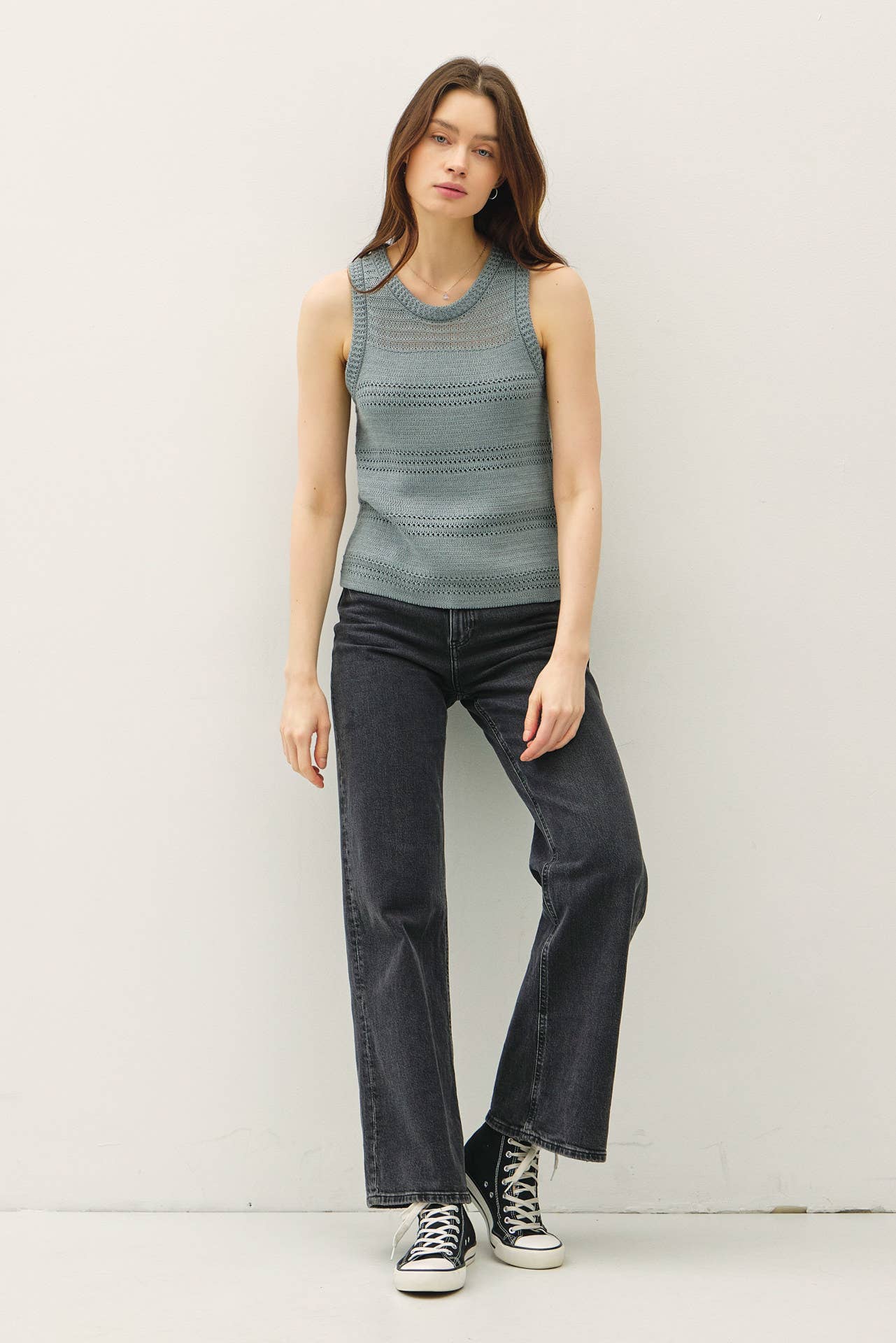 KNIT CLASSIC CUT TANK