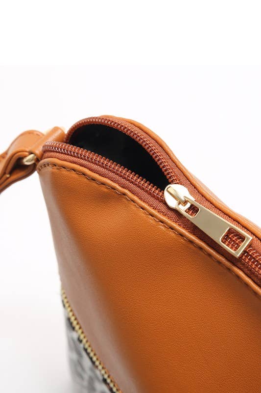 Leopard Tassel Crossbody Bag