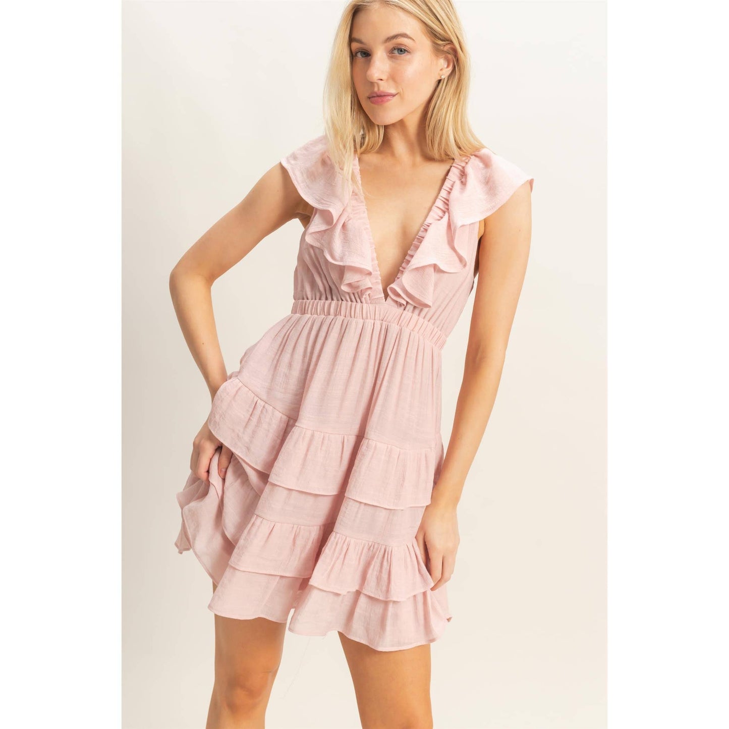 Ruffle Mini Dress