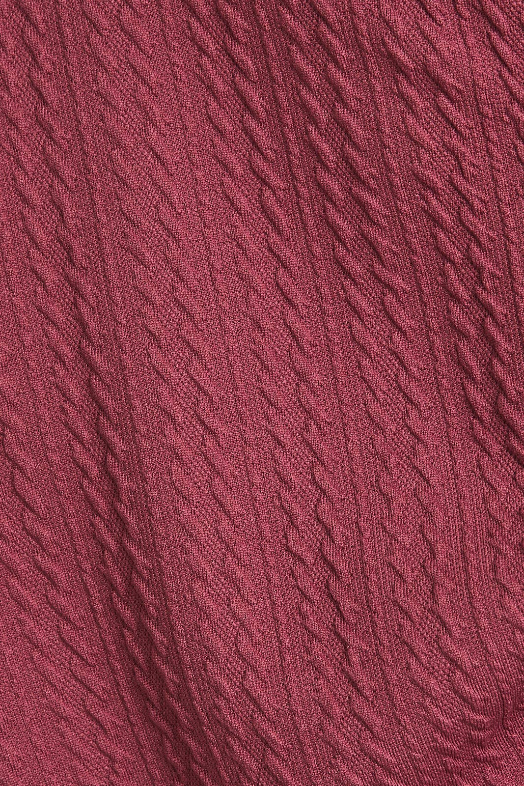 Mauve BACK RUCHING CABLE TOP