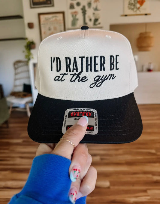 I’d rather be at the gym