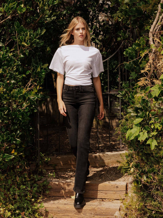 HAILEY BLACK BOOTCUT JEANS