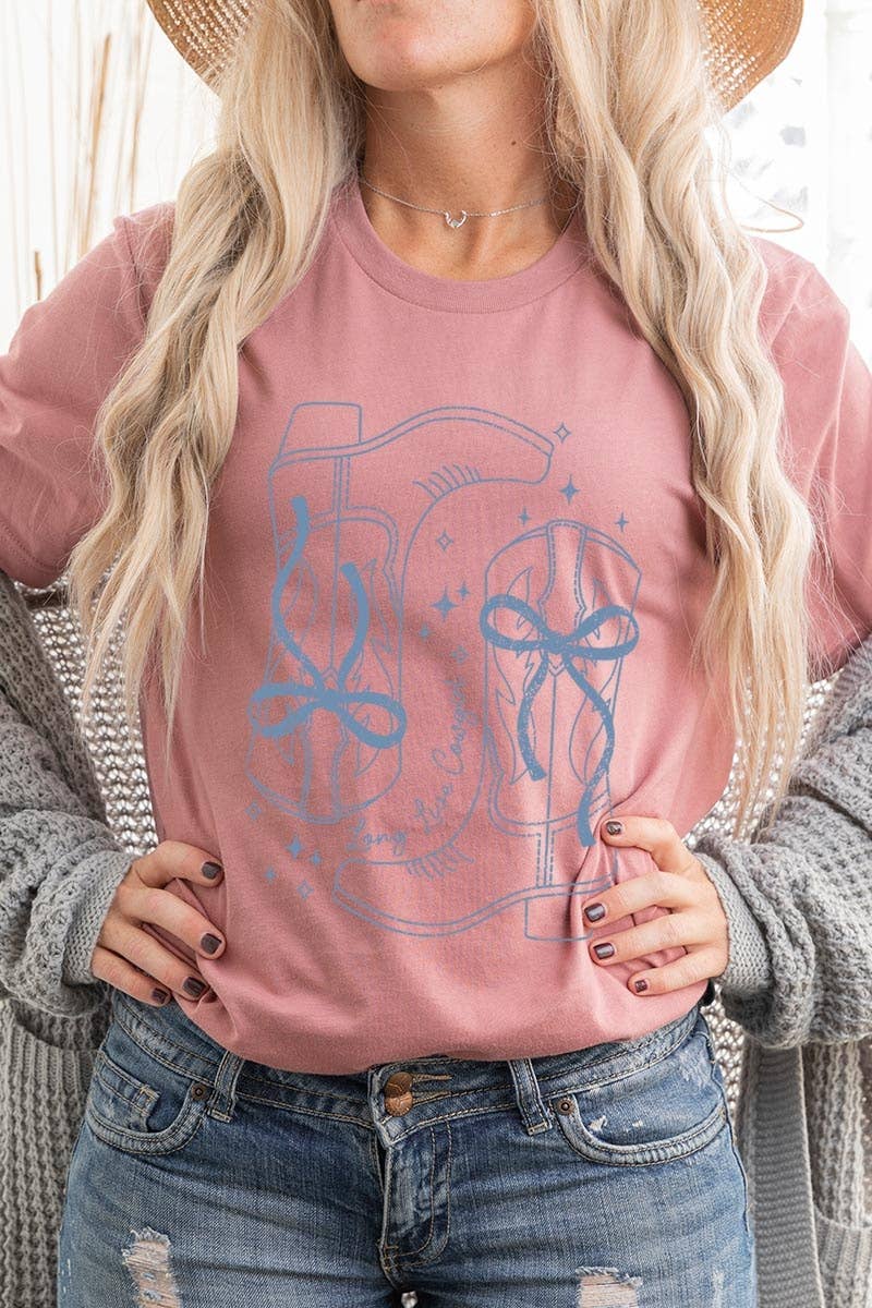 Cowgirl Boots Graphic Tee