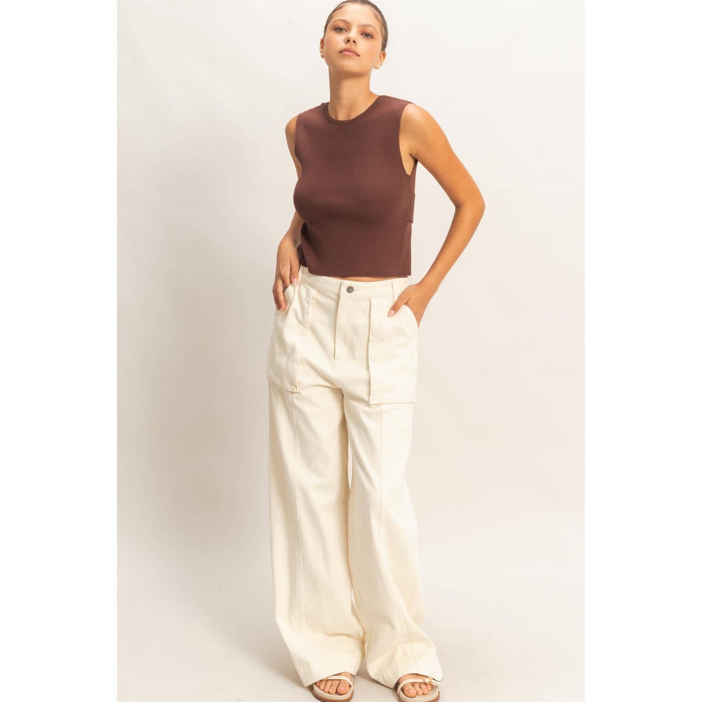 Serena open back top