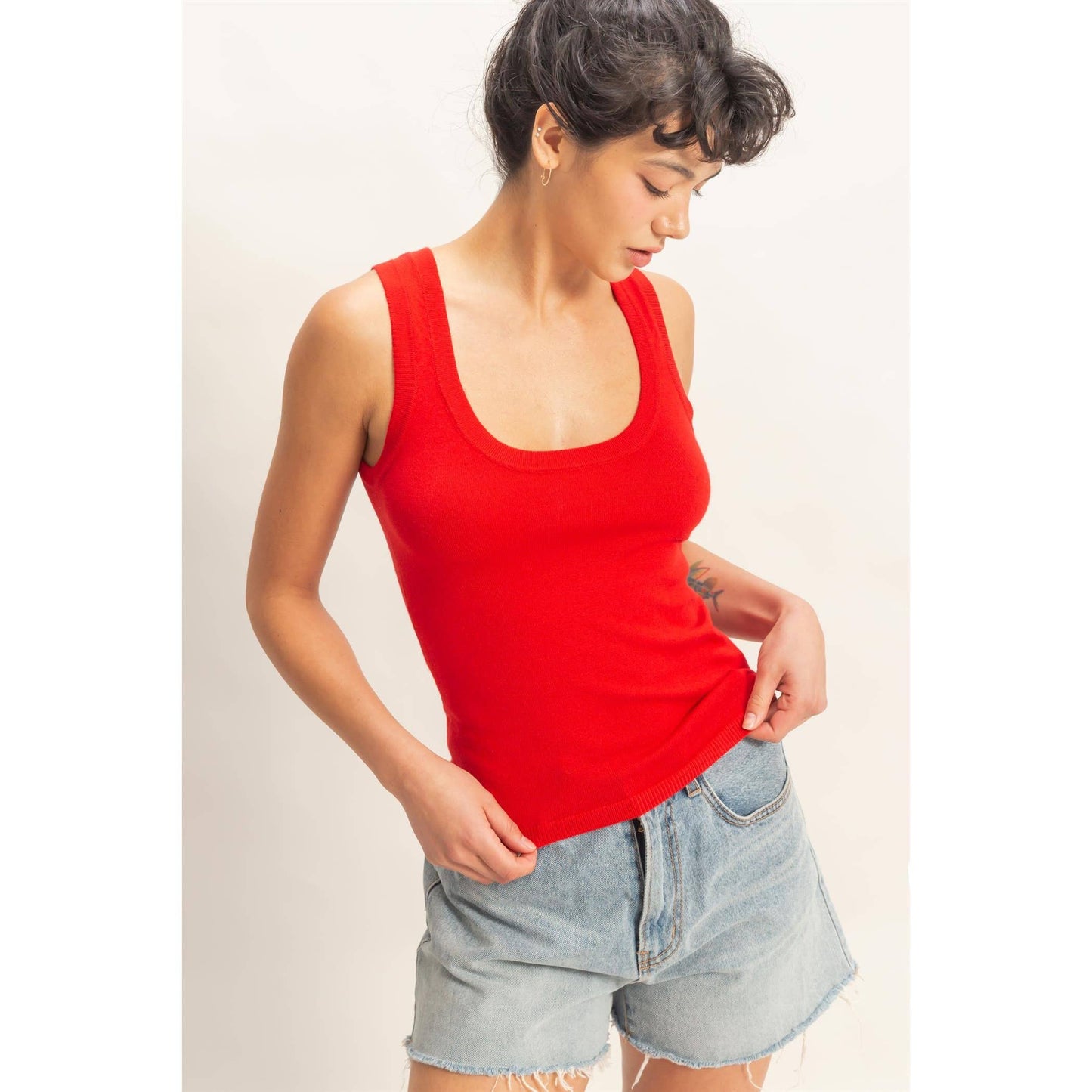 Scoop Neck Tank Top