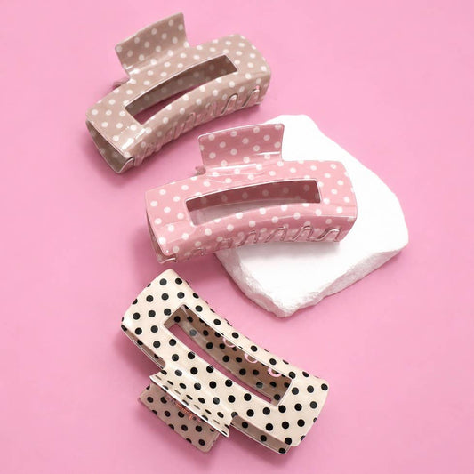 POLKA DOT HAIR CLAW CLIP | 40H1128
